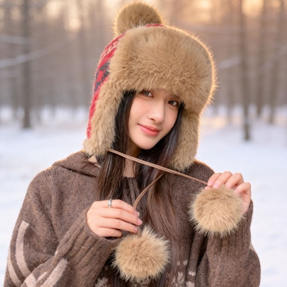 Trapper Hat Ear Flap - Chapeau de trappeur élégant en polyester