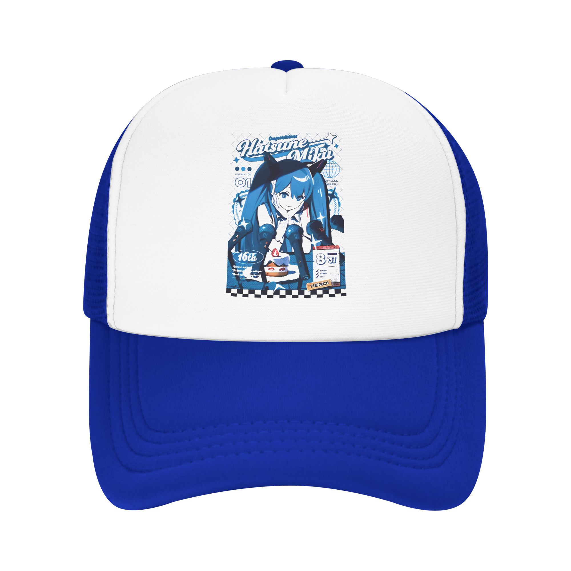 Trucker Cap Mesh - Casquette de camionneur en mousse Hatsune