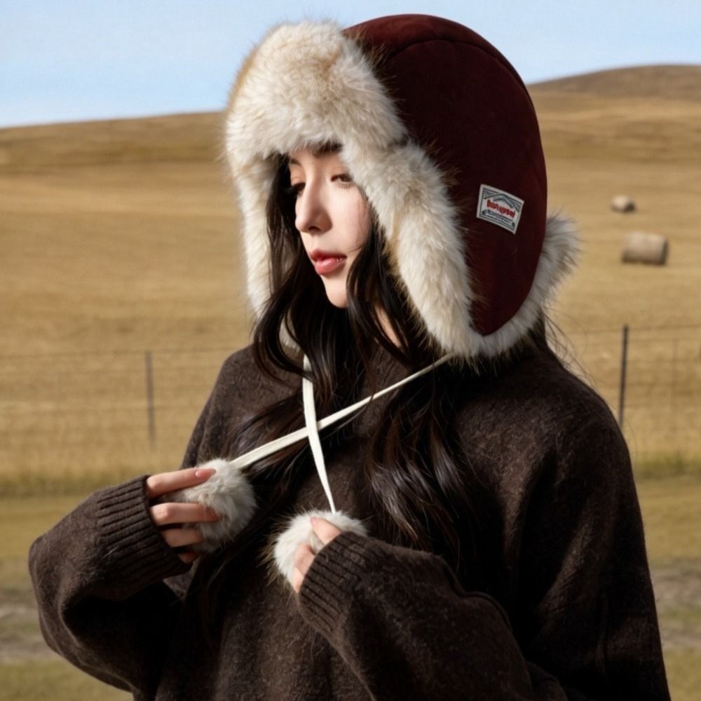 Trapper Hat Ear Flap - Chapeau de trappeur doublé en polaire