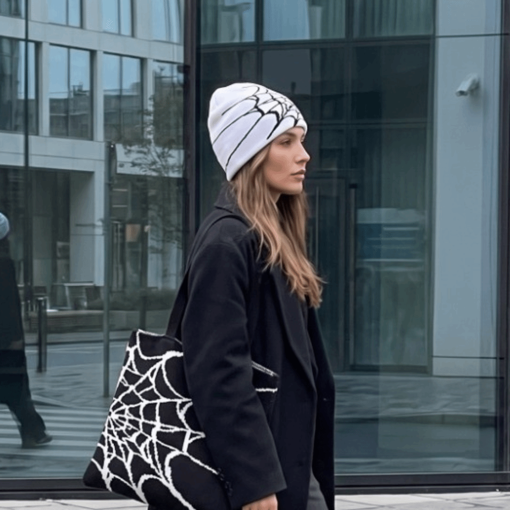 Bonnet gothique à motif de toi - Beanie Cuffed Knit avis et prix